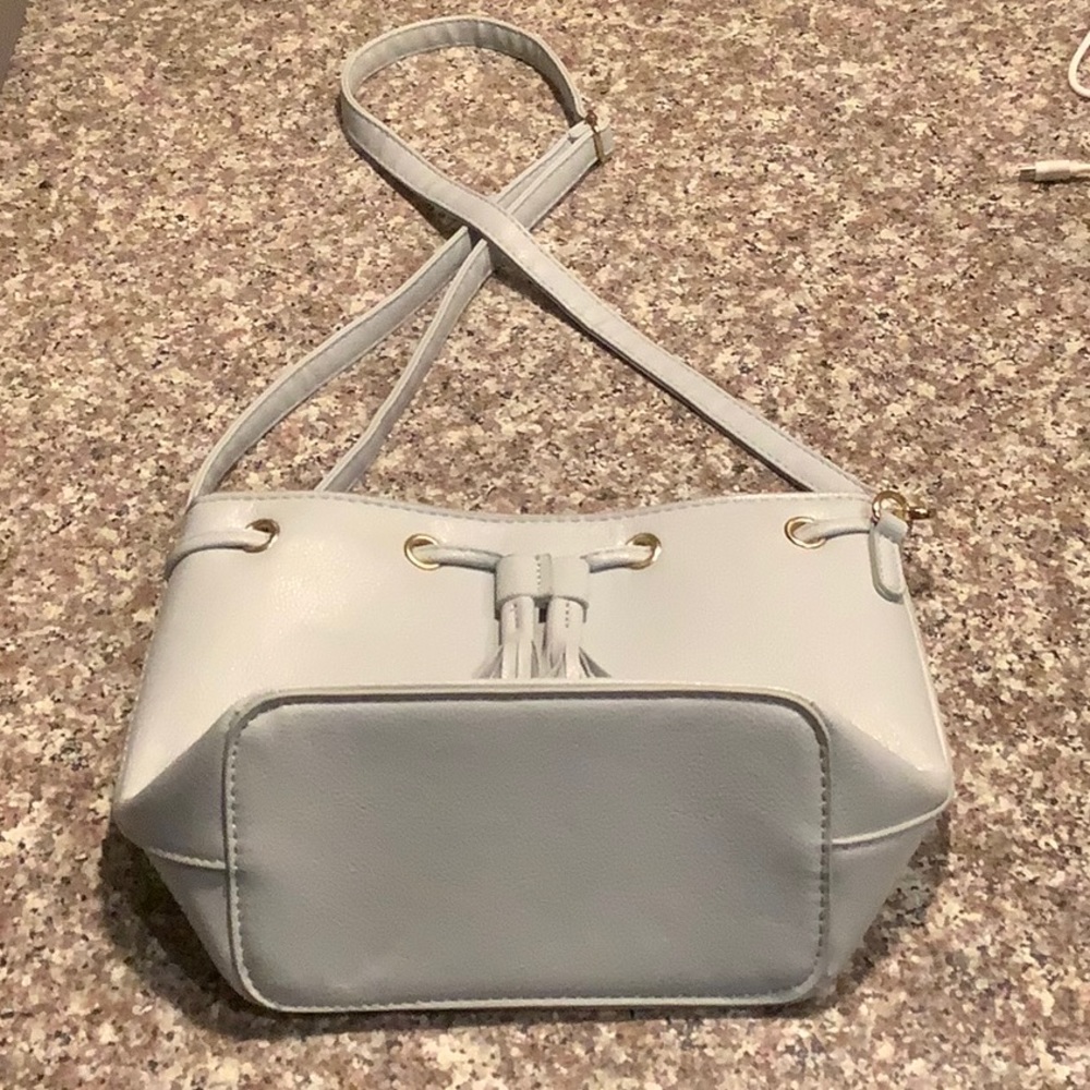 Light Blue Handbag, lightly used